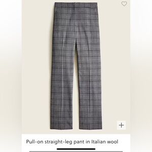 J.Crew Pull-On Straight Leg Pant, Size 6.